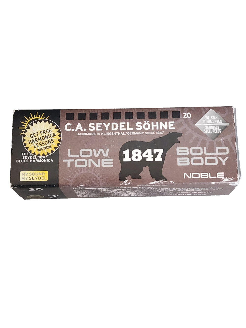 SEYDEL Blues Noble 1847 Harmonica Low E